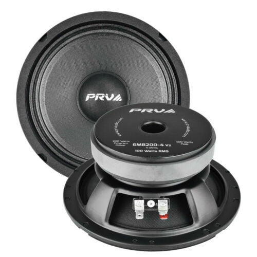 Ohm 800W Car Audio Speakers 4x 6" PRV Audio 6MR200A Mid Range Loud Speakers 8