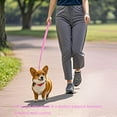 thumbnail image 3 of Siumouhoi 6ft Puppy/Dog Nylon Leash, Strong Traditional Style, Easy to Use Collar Hook(5/8in x 6 ft, Pink), 3 of 4