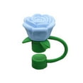 thumbnail image 7 of Shoreew Silicone Straw Covers Caps Rose Flower Straw Toppers 10mm Reusable Leak-Proof Straw Toppers Dust-Proof Straw Tip Cover Valentine's Day Gifts, 7 of 7