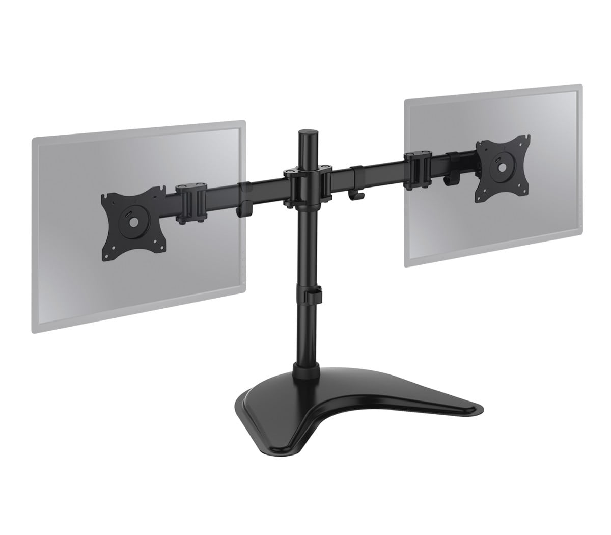 Articulated Freestanding Dual Monitor Desk Stand - 13"-27"