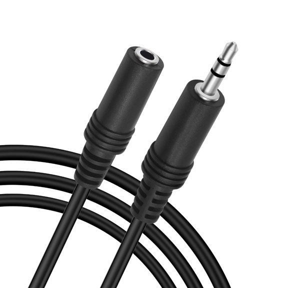 3.5mm Headsets Extension Cable Male to Female HiFi Sound 1/8in Extension Cable for Smartphones Media Players PVC Molded