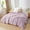 Purple, variant on weibbin Super Soft Queen Blanket Dusty Pink Premium Silky Flannel Fleece Leaves Pattern Lightweight Bed Blanket All Season Use