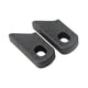 thumbnail image 3 of 2 protectores de silicona para brazo de manivela de bicicleta, accesorios de ciclismo Negro, 3 of 9