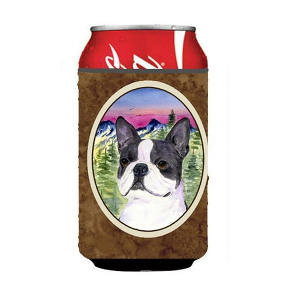 Boston Terrier Can Or bottle sleeve Hugger - 12 oz.