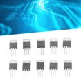 thumbnail image 1 of Heatsink Transistor Kit, 50Pcs 3 Terminal Regulator Stabilize Voltage Plastic TO 220 Series Transistor Kit with Storage Box for DIY Electronics, 1 of 8