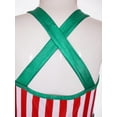 thumbnail image 5 of iiniim Kids Girls Sleeveless Sequins Dancewear Leotard Dance Christmas Candy Cane Costumes Size 6-16 A Red 14, 5 of 7