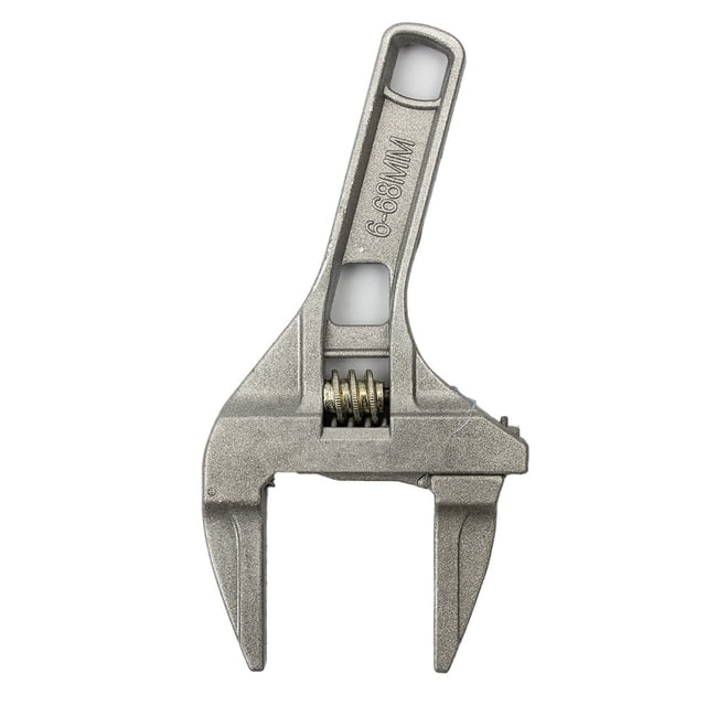 Aluminium Alloy Adjustable Wide Jaw Opening Spanner Wrench 16-68mm Parctical