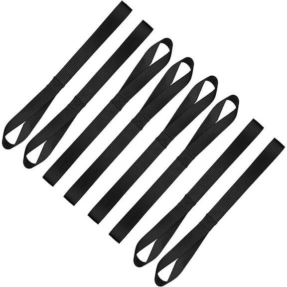 Soft Loop Tie Down Straps, Heavy Duty Anchor Hook Extension Stretch Straps for Ratchet Belt for Trailers, Suitable for Trailers, Bicycles, Motorcycles, Cargo, Kayaks,Dirt Bikes,Handlebar, Workout,Gym