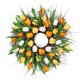 thumbnail image 1 of Tulipanes Artificiales, Guirnalda De Flores Para Puerta, Adornos Colgantes De Pared Para Puerta Delantera, Regalo Para El Día De La Madre sonducket HA043186-01, 1 of 6