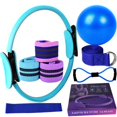thumbnail image 1 of Hearth & Gear Women At Home Ring Booty Bands For Working Out Glutes Yoga 25cm， Resistance Band Yoga Bands For Stretching Stack 52 Yoga Yoga Bolsters Rectangular Yoga Set for Beginners Cork Yoga Stick, 1 of 5