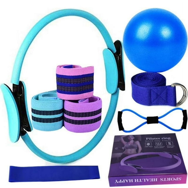 Hearth & Gear Women At Home Ring Booty Bands For Working Out Glutes Yoga 25cm, Resistance Band Yoga Bands For Stretching Stack 52 Yoga Yoga Bolsters Rectangular Yoga Set for Beginners Cork Yoga Stick