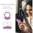 thumbnail image 5 of Case for iPhone 7 Plus iPhone 8 Plus, Slim Liquid Silicone Phone Case with 360 Rotatable Ring Holder Kickstand Fashion Hand Strap with Magnetic Car Mount Shockproof TPU Bumper Cover - Purple, 5 of 16