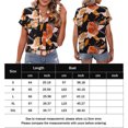 thumbnail image 2 of Camisa Camisas casuales para mujer Camisas con estampado floral con cuello en V de moda Tops de oficina (Negro XXL) Ygjytge Negro T XXL para Mujer, 2 of 7
