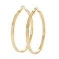 thumbnail image 5 of Amy and Annette Fashion 18K Gold Plated Large Hoop Earring with Omega Closure, 5 of 5