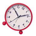 thumbnail image 3 of CNKOO Classic  Silent Table Desk Snooze Beech Wood Clock Night Light Red, 3 of 9