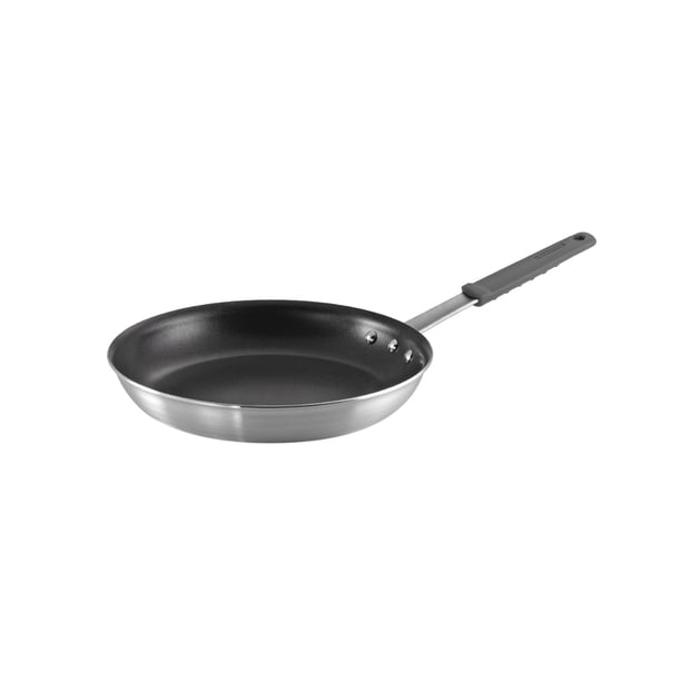 Sartén grande Tramontina Professional antiadherente de 12 pulgadas, sartén de aluminio de calibre pesado con revestimiento antiadherente reforzado, mango gris, apta para lavavajillas y horno