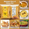 thumbnail image 2 of Rani Chana Dal (Split Desi Chickpeas without skin) 14oz (400g) ~ All Natural | Gluten Friendly | NON-GMO | Kosher | Vegan | Indian Origin, 2 of 9