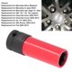 thumbnail image 4 of Funda de tuerca de rueda de coche, repuesto antirrobo de 85mm de largo para Mercedes Benz Serie S W221/clase CL, 4 of 8
