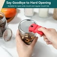 thumbnail image 2 of Lsupdaol 2 Pack Canning Jar Opener with Magnets, Mason Jar Opener For Canning Lids, for Regular and Wide Mouth Lids, Powerful Magnet for Easy Refrigerator Storage, Releases Vacuum Seal(Red), 2 of 7