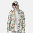 thumbnail image 2 of Wukai Rabbit And Butterfly for Adult Long-sleeved Sun Protection Clothing, Zippered Hooded Sports Sun Protection Clothing, Unisex-XX-Large, 2 of 7