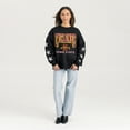 thumbnail image 3 of Women's Gameday Couture  Black Iowa State Cyclones Pure Victory Relaxed Rhinestone Pullover Sweatshirt, 3 of 4