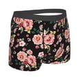 thumbnail image 4 of Uemuo Rose Flowers Pattern Men's Boxer Briefs,Trunk Anti-Chafing,Comfortable, Durable, and Stylish Underwear-, 4 of 9