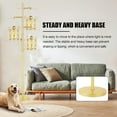 thumbnail image 6 of 68" Gold Floor Lamp, Dimmable Industrial Floor Lamps for Living Room, 3 Light Rustic Standing Tall Lamp Including 3 PCS 6W E26 Bulbs, Farmhouse Tree Floor Lamp for Bedrooms, Office, Bar, 6 of 14