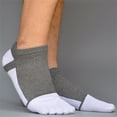 thumbnail image 3 of WMNTST Men's Five-toe Socks Low-Cut Color Block Socks Soft Breathable Classic Minimalist Home Wear Hosiery, 3 of 4