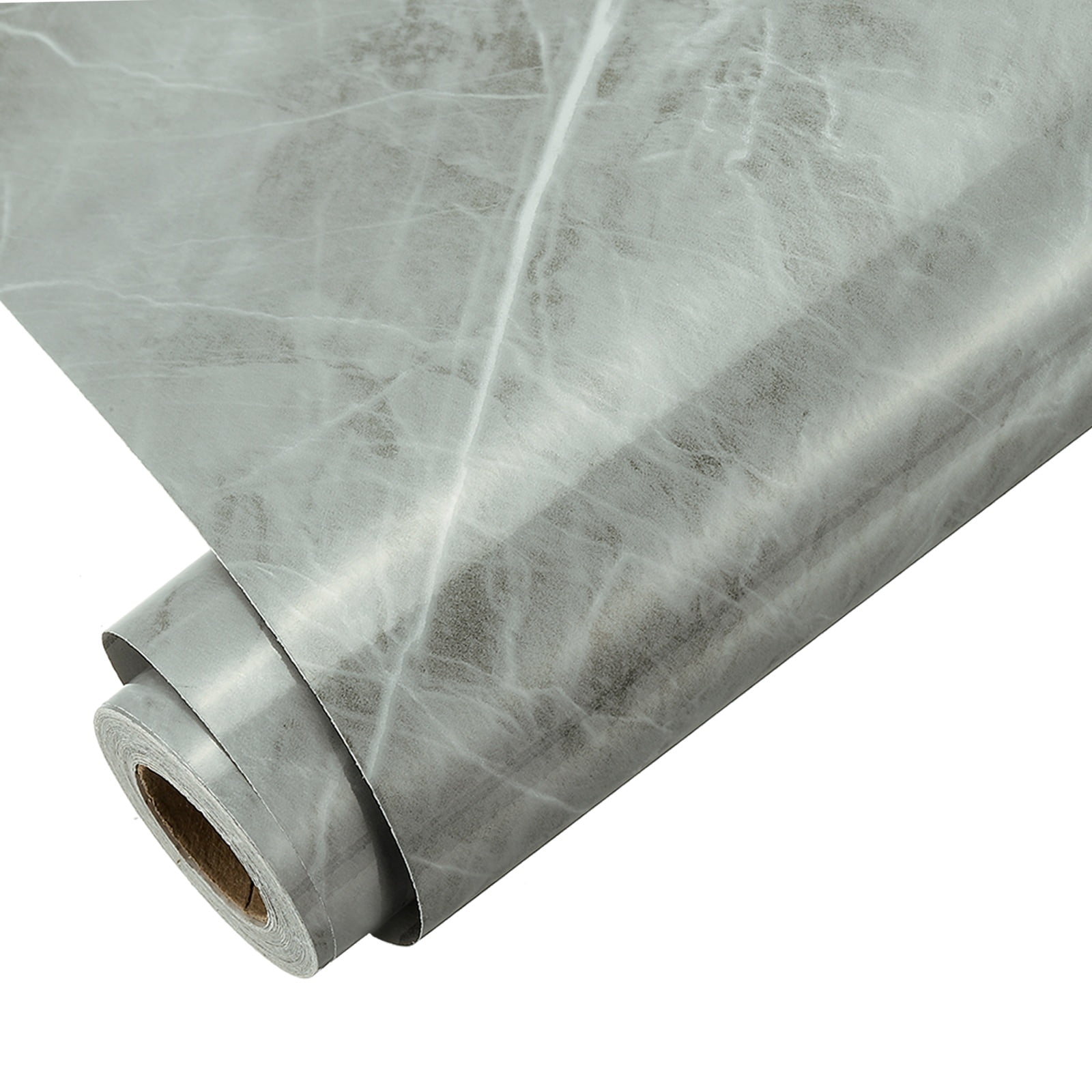 Uxcell Marble Contact Paper, 197x15.8 Inch Peel Stick Countertop Self Adhesive for Kitchen Cabinets and Bathroom Dark Gray