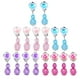thumbnail image 4 of FELTECHELECTR pares de hermosos aretes de clip, encantadores aretes, adorables decoraciones para las orejas., 4 of 7