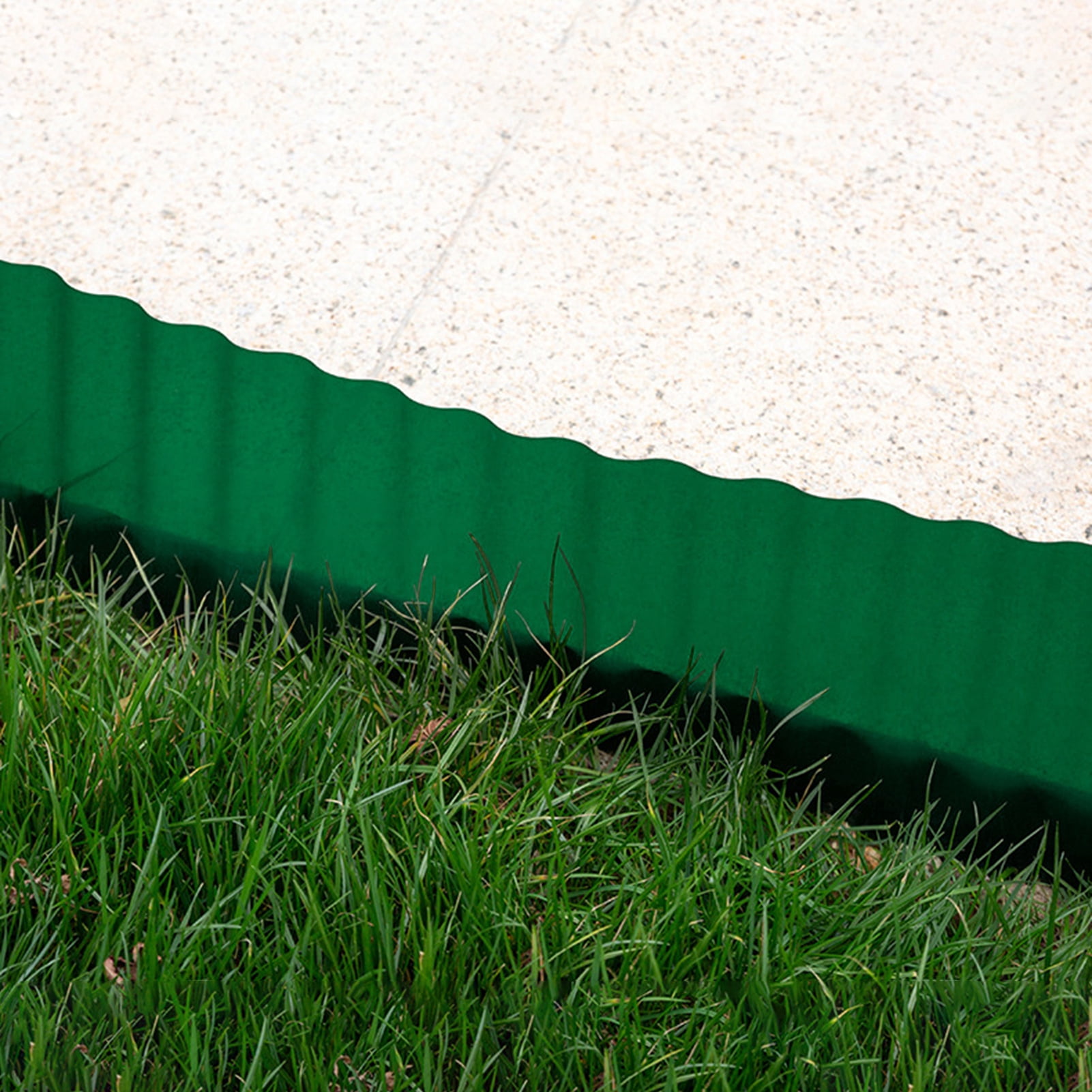 Farfi Corrugated Fence, Flexible Plastic Garden Edging, Bendable Cutable Freely 354" Long Landscape Border for Flower Beds, Lawn, and Walkways, 15.75" Height
