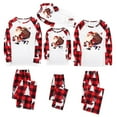 thumbnail image 6 of Odeerbi Christmas Pajamas for Family Holiday Long Sleeve Family Christmas Pajamas Matching Sets Toddler Christmas Plaid Printed Blouse Tops + Pants Sleepwear Family Matching PJs Set Red, 6 of 6