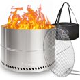 thumbnail image 1 of Fogón HGD Antihumo 50cm con Parrilla de Acero Inoxidable para Camping, 1 of 9