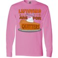 thumbnail image 3 of Inktastic Leftovers Are for Quitters with Pumpkin Pie Long Sleeve T-Shirt, 3 of 5