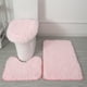 thumbnail image 1 of Fiudx Juego de Alfombras de Baño de 3 Piezas, Suave y Antideslizante, Poliéster Absorbente, Reverso de Pvc, Diseño Moderno, Multiusos para Uso Doméstico, Hoteles y Gimnasios, 50 X 80 Cm, 50 X 45 Cm y, 1 of 6