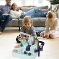 thumbnail image 3 of CNKOO Race Tracks for Kids 4 Button 8+ Challenges Early Education Car Adventure Toy Hand-eye Coordination Ability Training Logical Thinking Cultivation Interactive Car Adventure Rail Toy, 3 of 7