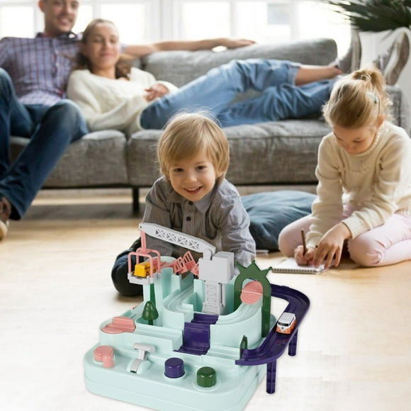 Car Adventure Game Race Tracks for KidsChallenges Early Education Hand-eye Coordination Ability Training Logical Thinking Cultivation for 3+ Boys Girls