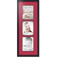 thumbnail image 1 of collage photo frame double mat with 3 - 8x10 openings and  black frame, 1 of 2