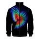 thumbnail image 3 of Chaqueta con cremallera y estampado 3D de arcoíris LGBT para hombre y mujer, sudadera de moda para primavera y otoño, tops cómodos, abrigo de calle, ropa para hombre, 3 of 5