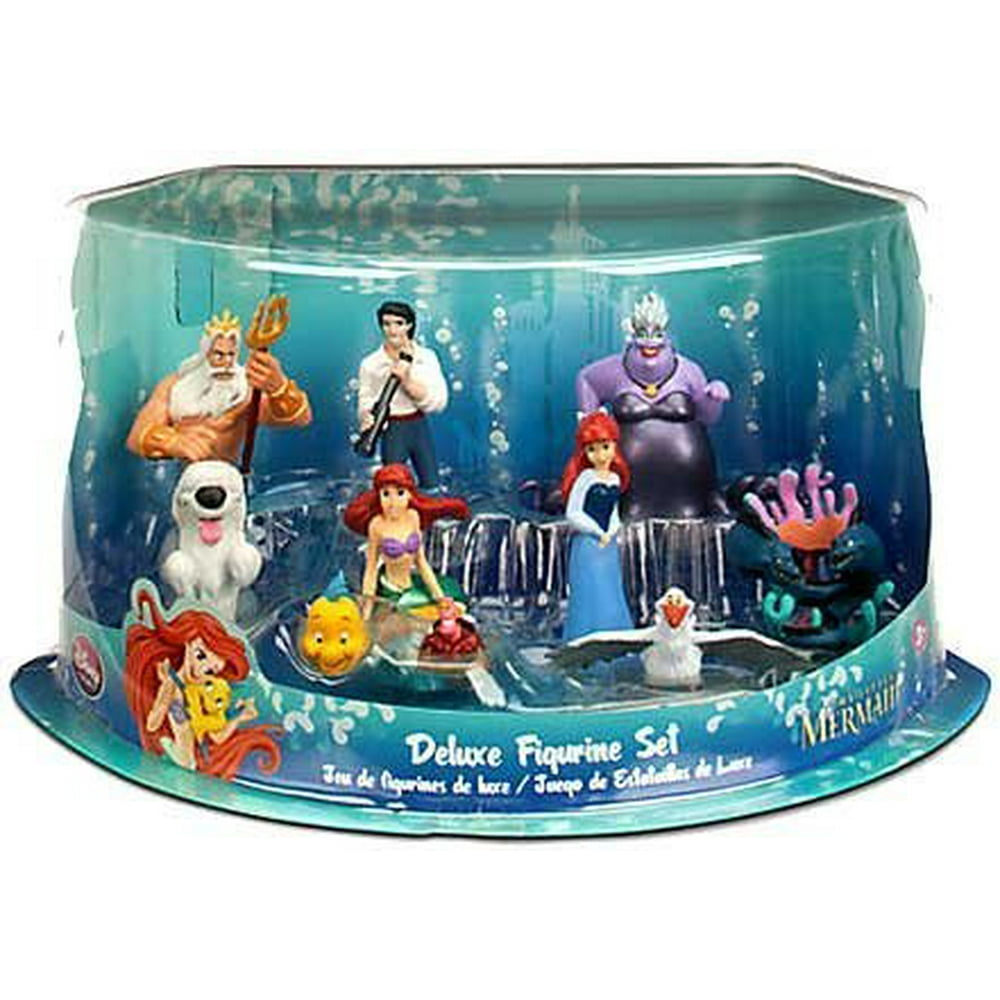 Disney Little Mermaid Exclusive 10 Piece Mini PVC Figure Collector Set