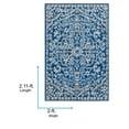 thumbnail image 3 of Livabliss Harput Vintage Medallion Area Rug,2' x 2'11",Navy, 3 of 9