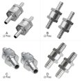thumbnail image 4 of Check Valve Pneumatic Fitting Quick Waterproof Lightweight One-way Valves Coupling Connector Durable Coupler for Air Compressor 6MM, 4 of 7