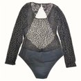 thumbnail image 4 of Body Secret Trasures para Dama de Mesh Manga Larga y Escote en Espalda de Encaje, con Broche en Entrepierna, Negro Talla EG, 4 of 4