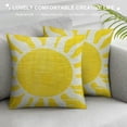 thumbnail image 3 of Chilfamy Summer Pillow Covers Outdoor Sunshine Farmhouse Lumbar Pillow Covers Decorations for Sofa Home Decor 18x18in, 3 of 5