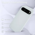 thumbnail image 5 of KOMI for Google Pixel 9 Pro XL Case, Silicone Phone Case with 1 Screen Protector, Soft Anti-Scratch Microfiber Lining, Full Body Shockproof Slim Cover Support Wireless Charging, White, 5 of 5