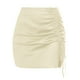 thumbnail image 1 of Vestido de color sólido a la moda para mujer, cintura alta, paquete Sexy, falda a la cadera, falda con diseño de cordón y arrugas Wmkox8yi  FGJ2173, 1 of 6