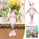 thumbnail image 1 of Conejo de Pascua de peluche | Muñeco sentado de patas largas para la decoración de la habitación infantil | Decoración de Pascua de tela suave de algodón para el hogar, mesa, sofá, chimenea, 1 of 9