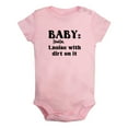 thumbnail image 2 of iDzn Baby DEFINITION A NOISE WITH DIRT ON IT Funny Rompers For Babies, Newborn Baby Unisex Bodysuits, Infant Jumpsuits, Toddler 0-24 Months Kids One-Piece Oufits, 2 of 5