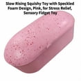 thumbnail image 3 of Slow Rising Squishy Toy with Speckled Foam Design, Pink, for Relaxation, Sensory Squeeze Toy, 3 of 3