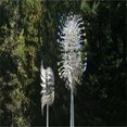 thumbnail image 5 of WOVTE Windmills for the Yard Unique and Magical Metal Windmill Wind With Metal Garden Stake ，Spinners Outdoor Metal Large for Yard Lawn Patio Garden Kinetic Sculptures (Silver),10PCS, 5 of 6